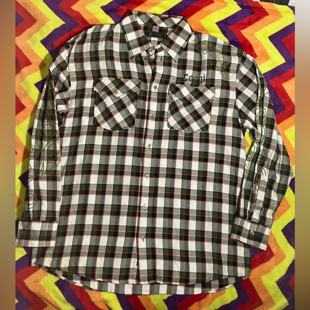 Coogi soft Button Down Shirt